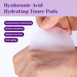 Tampons de <span class=keywords><strong>coton</strong></span> hydratants personnalisés à l'acide hyaluronique et à l'ADN de sodium, tampons tonifiants hydratants au gel d'algues sargasses - Product Image 2