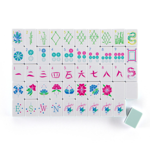 Juego de Fichas de Mahjong Americano Moderno y Ecológico Personalizado, 160 Fichas, Tablero de Acrílico Blanco y Verde de Cuatro Capas, Juego de <span class=keywords><strong>Casino</strong></span> 8 - Product Image 4