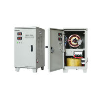 Stabilisateur de tension automatique monophasé de type servomoteur, régulateur de tension AC, sortie 220 V 50/60 Hz