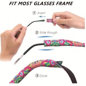 Sangle personnalisée en néoprène pour lunettes de soleil, sangle de sport extérieure pour lunettes, cordon de sécurité réglable pour le cou - Product Image 3