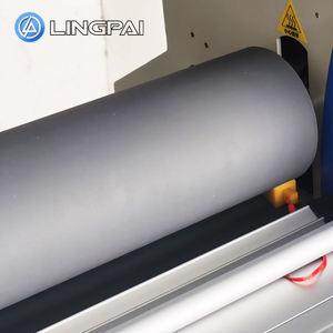 Laminador de vinilo de fábrica, laminador de vinilo de 1700mm, Lingpai laminador automático de vinilo en frío y caliente, de forma que se puede ver en la parte superior de la Mesa - Product Image 2
