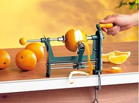 DD527 éplucheur d'oranges à la main, lame éplucheuse de poires de cuisine Fruits de pomme poignée rotative manuelle outil éplucheur d'orange