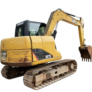 Excavatrice Caterpillar 307D d'occasion, 7 tonnes, excavatrice hydraulique sur chenilles avec godet de terrassement, matériel de construction - Product Image 1