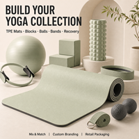 Tapete de Yoga Ecológico Yugaland de TPE de Doble Capa Antideslizante para Pilates, Gimnasio y Ejercicio, con Logotipo Personalizado, Venta al Por Mayor - Yugaland