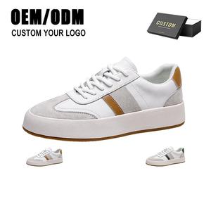Scarpe Casual Bianche Personalizzate OEM ODM 2024 con Logo Proprio, Sneakers Eleganti da Passeggio per Uomo - Product Image 1