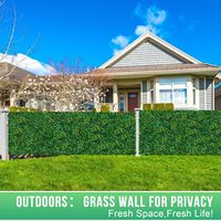 Vente en gros 3D décoration herbe toile de fond murale verdure jungle mur vert plante artificielle herbe décoration murale