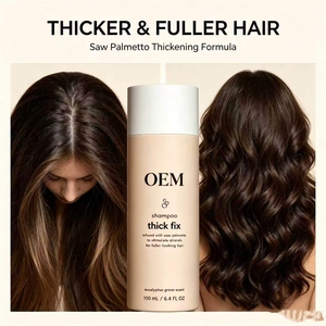 Shampooing Volumisant 190ml en Gros, à la Palmier Nain, Stimule les Fibres Capillaires <span class=keywords><strong>et</strong></span> Ajoute du Volume aux <span class=keywords><strong>Cheveux</strong></span> <span class=keywords><strong>Fins</strong></span> <span class=keywords><strong>et</strong></span> <span class=keywords><strong>Clairsemés</strong></span> - Product Image 4