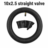 Thickened 10x2.5 Inner Tube Straight Valve 10 Inch Electric Scooter Tire Butyl Rubber Replacement Accessories