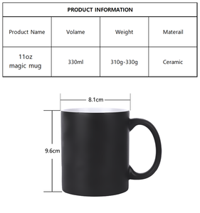 Caja de regalo de <span class=keywords><strong>11</strong></span> <span class=keywords><strong>oz</strong></span>, logotipo impreso personalizado, sublimación de agua de café de cerámica, taza mágica que cambia de Color sensible al calor para sublimación - Product Image 6