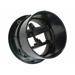 Round <b>Ceiling</b> Air <b>Vent</b> Grille Black ABS Minimalist Design For Renault Opel 8200212480 687602618R - Product Image 2
