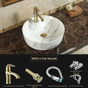 Fregadero de baño de hotel de piedra de suministro directo del fabricante Lavabo DE ARTE mate para baños de hogar y hotel Fregadero de lavado <span class=keywords><strong>a</strong></span> <span class=keywords><strong>mano</strong></span> - Product Image 2
