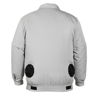 Reversible Übergrößen-Outdoor-Kühljacke mit Reißverschluss, Luftzufuhr-Kühlkleidung für Gefriertruhen, Klimaanlagen-Kleidung
