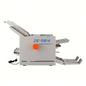 Máquina Plegadora <span class=keywords><strong>de</strong></span> Papel ZE-9B/4, Máquina Automática para Doblar Sobres y Cartas con Contador Digital y Parada Automática - Product Image 2