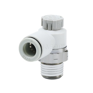 Điều khiển tốc độ khí nén với một chạm phù hợp AS2201F-01-04SA giới hạn ra/trong điều chỉnh van tiết lưu - Product Image 1