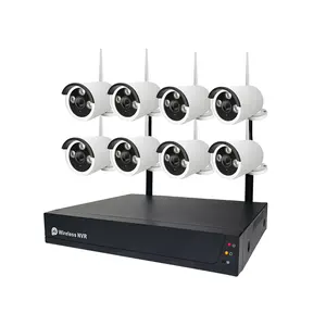 TSEye App 8ch 1080P Wifi NVR Kit Wireless IP Camera For Home Outdoor Wifi Camera Kit Cctv Security System