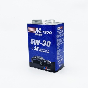 Boîtes de conserve carrées vides en fer blanc de 4 L pour huile moteur, huile pour moteur à essence, aérosol et produits chimiques - Product Image 1