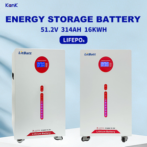 Batería de Litio de 16Kwh para Almacenamiento de Energía, 51.2V 314Ah, con Pantalla LCD y Función Bluetooth, para Sistemas Solares (Venta al Por Mayor) - Product Image 1