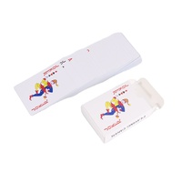 Cartes à jouer en papier écologiques et recyclables à coins carrés personnalisables Poker Deck de taille personnalisée pour un usage familial