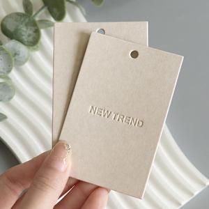 Thẻ Treo giấy tùy chỉnh bó-Vật liệu tái chế cho túi áo thun quần áo kinh doanh - Product Image 3