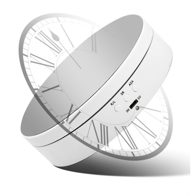 Yiscaxia 138 Round Display Table Adjustable Speed Angle Smart Battery Charging Electric Motorized Photography Rotating Turntable