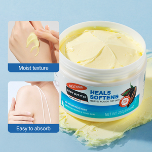 Crema Corporal de Manteca de Karité Coreana de Marca Privada, Crema Corporal Hidratante Antisequedad con Vitamina E, Loción Corporal Vegana Blanqueadora 250g - Product Image 5