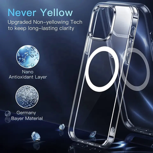 Tpu + pc Aity <span class=keywords><strong>giallo</strong></span> antiurto trasparente con copertura completa magnetica custodia per telefono per <span class=keywords><strong>Iphone</strong></span> <span class=keywords><strong>11</strong></span> 12 13 14 15 16 16e Pro Max Plus - Product Image 2