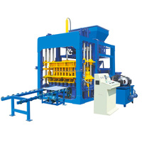 Machine automatique de fabrication de blocs de béton creux emboîtables à haute production, contrôlée par PLC, à pression hydraulique, QT4-15, ISO