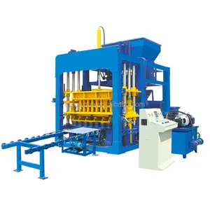 Automatic Hydraulic Pressure QT4-15 Hollow Interlocking Brick Block Making Machine For Sale