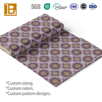 Tissu imprimé en rayonne 100% personnalisé, style ethnique vintage, imprimé paisley, grande fleur mandala, pour vêtements pour femmes, vente en gros BILU