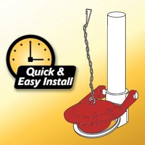 Kit de remplacement universel pour <span class=keywords><strong>clapet</strong></span> de <span class=keywords><strong>toilette</strong></span> de 3 pouces, compatible avec la plupart des vannes de chasse d'eau de 3 pouces <span class=keywords><strong>TOTO</strong></span> G-Max THU499S THU175S & 2021BP - Product Image 6