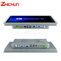 Écran tactile industriel intégré LCD de 10,1 pouces, tablette PC Android Win10 avec Wifi/USB/RS232/RS485