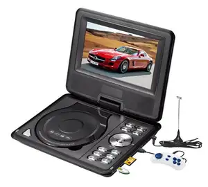 Toplu 7 "taşınabilir DVD TV VCD MP3 CD çalar/7 inç Mini taşınabilir DVD oynatıcı ile TFT ekran