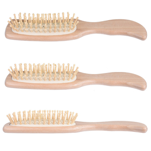 <span class=keywords><strong>Brosse</strong></span> à <span class=keywords><strong>cheveux</strong></span> <span class=keywords><strong>de</strong></span> qualité supérieure, <span class=keywords><strong>brosse</strong></span> à <span class=keywords><strong>cheveux</strong></span> démêlante en bambou <span class=keywords><strong>de</strong></span> taille voyage avec <span class=keywords><strong>poils</strong></span> ronds, peigne en bois pour massage du cuir chevelu - Product Image 1