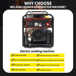 Máy hàn cung cấp trực tiếp từ nhà máy, máy phát điện hàn diesel 3kw, dòng hàn điều chỉnh được - Product Image 4