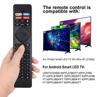 NH800UP Remote kontrol RF402A-V14 IR pengganti untuk Android 4K Ultra HD TV LED pintar