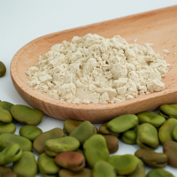 Farine de fève biologique, protéine 90%, capacité de mousse élevée et stable, protéine végétalienne, WRC&OAC élevé, poudre de protéine de fève