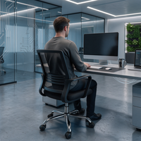 Chaise de bureau ergonomique moderne de haute qualité pour visiteurs, robuste, en promotion, fabriquée en Chine
