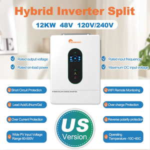 Inverter Solare Ibrido Bifase Sunboost Versione USA 10/12kW, Uscita 120V/240V, Batteria 48V/51.2V, Schermo Touch - Product Image 6