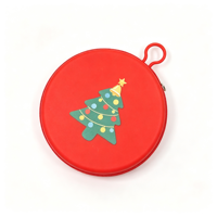 Bols de voyage portables 2-en-1 pliables en silicone double, modernes et durables, légers pour chiens, chats et oiseaux – Idéal pour Noël