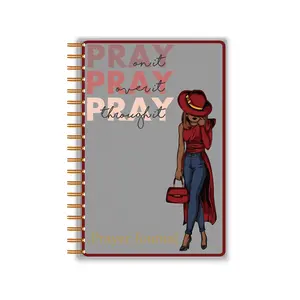 Diario punteggiato a5 personalizzato proiettili mini taccuino a4 note adesive/diario di preghiera durevole rilegato a filo planner e quaderni softcover