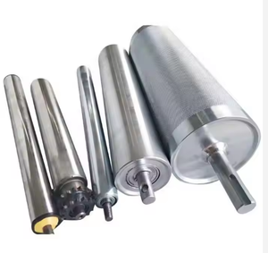Con lăn thép carbon cho hệ thống băng tải khai thác mỏ quay Con lăn gia công con lăn - Product Image 1