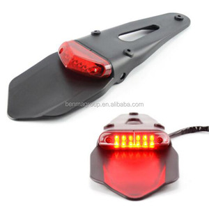 Feu arrière LED et garde-boue arrière homologué E pour <span class=keywords><strong>moto</strong></span> MX KTM CR EXC WRF 250 400 426 450 Polisport - Product Image 1
