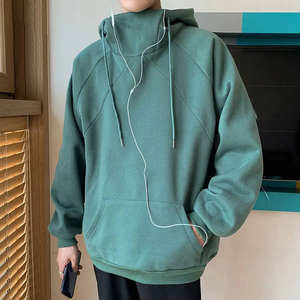 Sweat-shirts et sweats à capuche en coton biologique pour hommes, sweats à capuche en coton personnalisés, sweats à capuche en chanvre d'automne surdimensionnés - Product Image 6