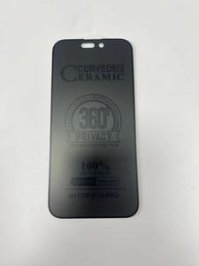 Pellicola di Privacy in <span class=keywords><strong>ceramica</strong></span> opaca per iphone Anti spy 360 vetro di protezione per galaxy 24s ultra per iPhone 17 Pro Max - Product Image 5