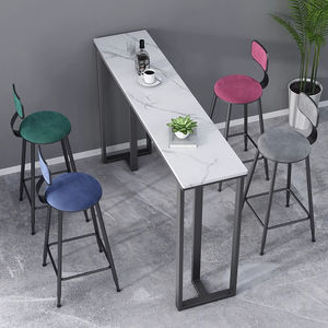 Nordischer Moderner Metall-Bartisch und Stuhl-Kombination für Gewerbe und Zuhause, Küchen- und Wohnzimmer-Trennwand-Möbelset - Product Image 2