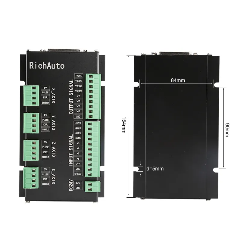 Geavanceerde One-Step Service Naar A11e Cnc Controller Kit: Cnc Driver Card + Connect Kabels + 3 As Controller