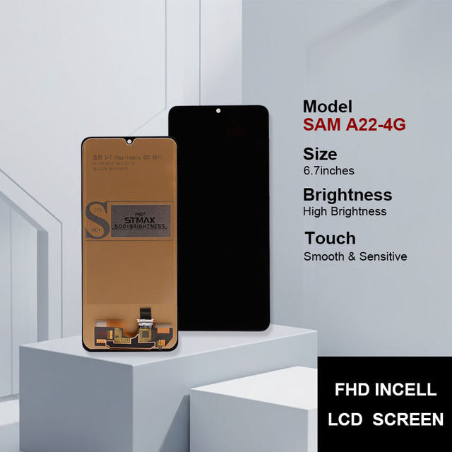 Anfyco Original Replacement 6.7 Inch LCD Screen for A22 4G Incell Display Capacitive Multi-Touch Digitizer Assembly High