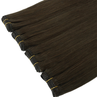 Usine de vente en gros de cheveux bruts : Extensions de cheveux humains 100% Remy double tirage, trame à coudre, cuticules alignées à la machine