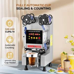 Máquina Selladora de Bandejas Comercial para el Hogar, Semi-Automática, para Comidas Preparadas, Bebidas, Sellado Térmico, Tipo Película de Aluminio, Nueva - Product Image 2