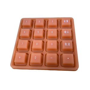 Push Elastomeric Strips Custom Size &amp; Shape Laser Printed <strong>Phone</strong> Mold Grade Tactile Parts Round Glow <strong>Silicone</strong> <strong>Rubber</strong> <strong>Keypad</strong> - Product Image 4